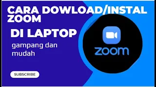 Cara Cepat download Dan Instal Aplikasi Zoom Di Laptop