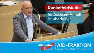 Hagen Kohl: Dunkelfeldstudie für Sachsen-Anhalt ist überfällig!