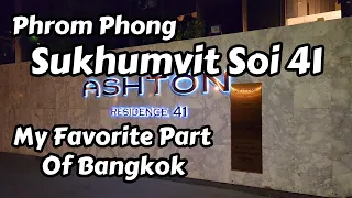 Sukhumvit Soi 41 in Bangkok, Thailand