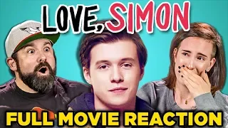 ADULTS REACT TO LOVE, SIMON (FULL MOVIE REACTION!)