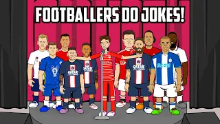 😂Footballers Do Jokes😂 (Feat Ronaldo Messi Ramos Kane Neymar & more Frontmen 4.4)