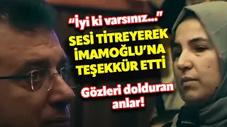 AĞLAYARAK İMAMOĞLU'NA ANLATTI! "15 yaşında 4 çocuk babasına kuma verildim" dedi