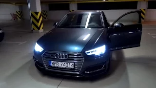 2016 AUDI A4 B9 Quattro 2.0 TFSI (252 hp) Exterior Interior Matrix Led Presentation