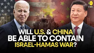Israel-Palestine war: How are the US & China planning to rein in Mideast tensions? | WION Originals