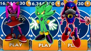 Sonic Dash - Metal Amy VS Jet Dash VS Metal Sonic _ Movie Sonic vs All Bosses Zazz Eggman