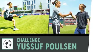Freistoß-Challenge vs. Yussuf Poulsen | RB Leipzig | Kickbox