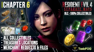 RE4 Remake - Separate Ways DLC [CHAPTER 6] ALL COLLECTIBLES - TREASURES - MERCHANT REQUESTS & FILES