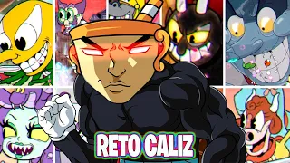 EL RETO DE CALIZ *x una skin exclusiva* 🏆 cuphead (TODOS los jefes, DLC incluido) con Caliz!