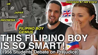 This Filipino Boy is SO SMART! (1956 Students Debate on Prejudice)