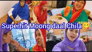 Special Moong daal Chilla|Ammi ka Favourite breakfast 😋😋|Saba Ibrahim