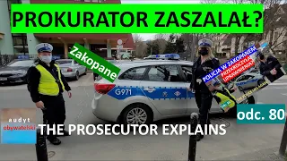 What did the prosecutor do with the complaint about police activities in Zakopane?