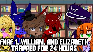 Fnaf 1, William, and Elizabeth Stuck in a Room For 24 Hours | Gacha Club | GCMM