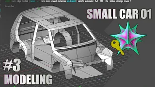 LOWPOLY BUT ATTENTION TO DETAIL SMALL CAR 01 WITH SPACEDRAW ANDROID #3 - TIMELAPSE