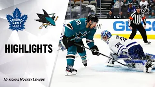 NHL Highlights | Maple Leafs @ Sharks 3/3/20