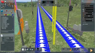 Свойства пути в слое сценария Train Simulator