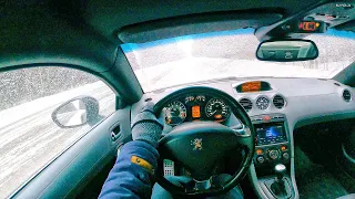 Поездка на пыжике и немного общения.. POV Peugeot RCZ