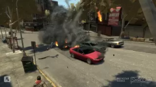 my GTA4 moments (stunts, crashes, explosions, funny fails + multiplayer) HD