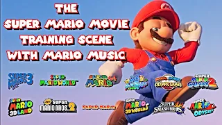 The Super Mario Movie Training Scene With Mario Music