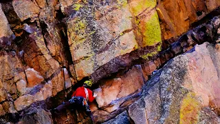 Climbing The Bastille Crack - Eldorado Canyon State Park, Colorado