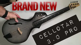 BRAND NEW Cellotar 3.0 Pro Demo - solid top, 4 piece back, volume and tone controls