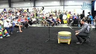 Jordan Mowat - One Man Big Drum Contest - 2023 Manito Ahbee Pow Wow - Powwows.com