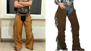 Почему реальные ковбои, поверх своих джинсов, надевают странные кожаные штаны?