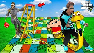 Shinchan And Franklin Plays Snakes And Ladders IN GTA 5