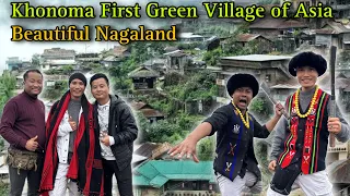 KHONOMA First Green Village of ASIA in Nagaland || Wearing Naga Traditional Dress First Time ❤️