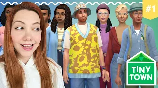 Let's Play Deligracy's The Sims 4 Tiny Town Challenge (Part 1)