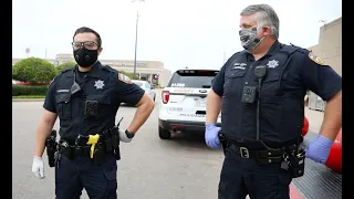 Father and son patrol together in West Harris County