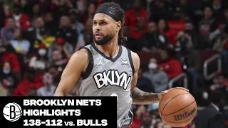 Brooklyn Nets Highlights vs. Chicago Bulls | 1/12/22