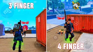 3 FINGER VS 4 FINGER 🔥 Which is Best! Free Fire Max