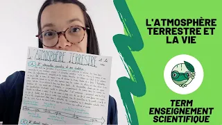 L'atmosphère terrestre et la vie - Term enseignement scientifique - Madame SVT