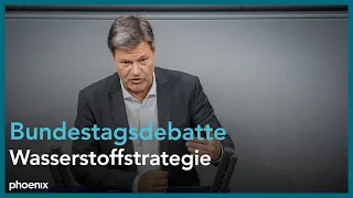 Bundestagsdebatte zur Nationalen Wasserstoffstrategie am 22.09.23