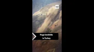 Huge landslide in Turkey