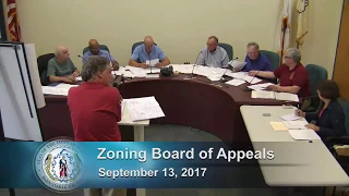 Town of Mashpee - Zoning Board of Appeals 9/13/2017