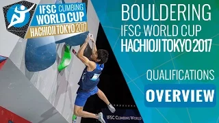 IFSC Climbing World Cup Hachioji-Tokyo 2017 - Qualifications Overview