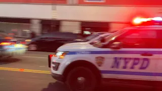 NYPD Responds in Rush Hour Traffic, Homeless Man Yells Shut Up