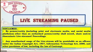 2 May 2024 | Court Room No. 4 | Live Streaming of Court proceedings.