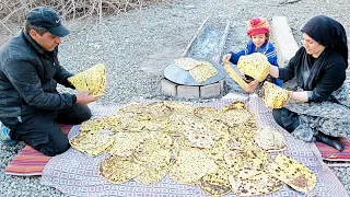 Cooking the most delicious village bread, Bread for the village#bread#village#beaking_bread