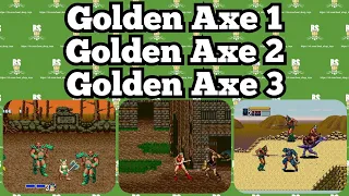 Golden Axe 1 / 2 / 3 (Sega MegaDrive)  - прохождение (стрим / прямой эфир) - Стрим №22