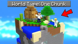 Minecraft, But You Have Only ONE CHUNK || Minecraft Mods || Minecraft gameplay