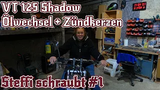 🔧 Honda VT 125 Shadow Ölwechsel | Steffi schraubt #1 🛠️
