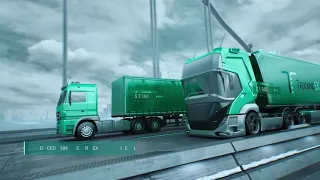 3D Animation. Presentation Video for Trucking EX. Trucking StartUp 3D Animation
