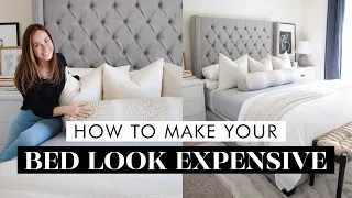 6 WAYS TO MAKE YOUR BED LOOK EXPENSIVE (like WAY more expensive)