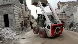 Crazy skid steer maneuvers