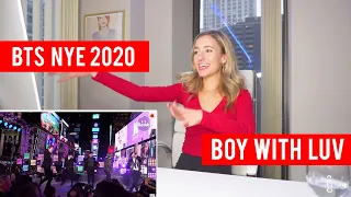 BTS New Years Eve 2020 Times Square Performance REACTION | Boy With Luv