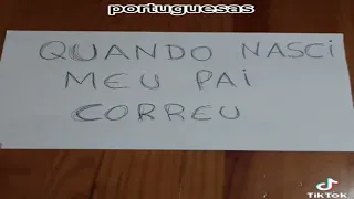 Letras de músicas em inglês que parecem português