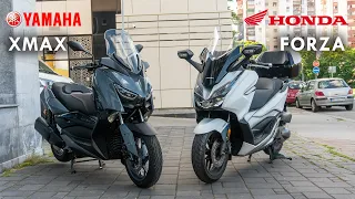 2021 Yamaha X MAX 300 vs Honda Forza 300 - Top Scooters In Class Side By Side, All Details