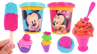 Nat and Essie Create Minnie Mouse Softee Dough Clay Arts & Crafts